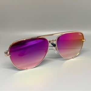QUAY AUSTRALIA SUNGLASSES: HIGH KEY AVIATOR